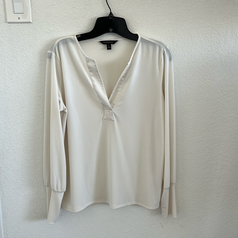 Banana Republic White Blouse
